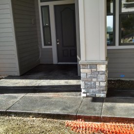 stamp entry patio