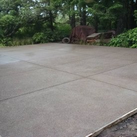 exposed driveway