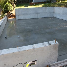 concrete slab for garage